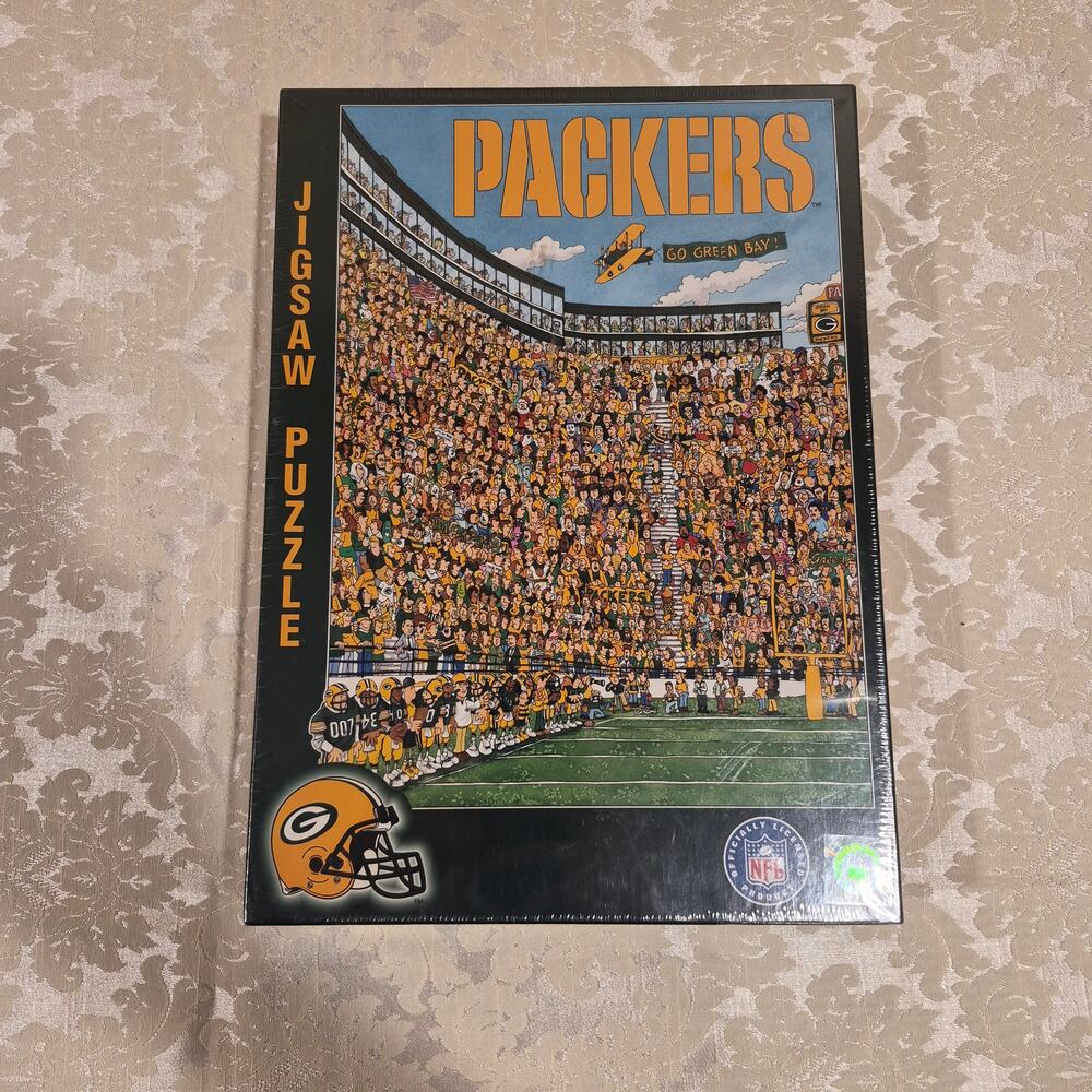 NFL Green Bay Packers John Holladay Jigsaw Puzzle 1994 513 Piece Lambeau Field